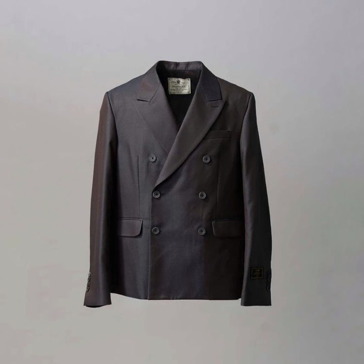 【残り一点】72/2 4Colors Chambray Wool Double Jacket