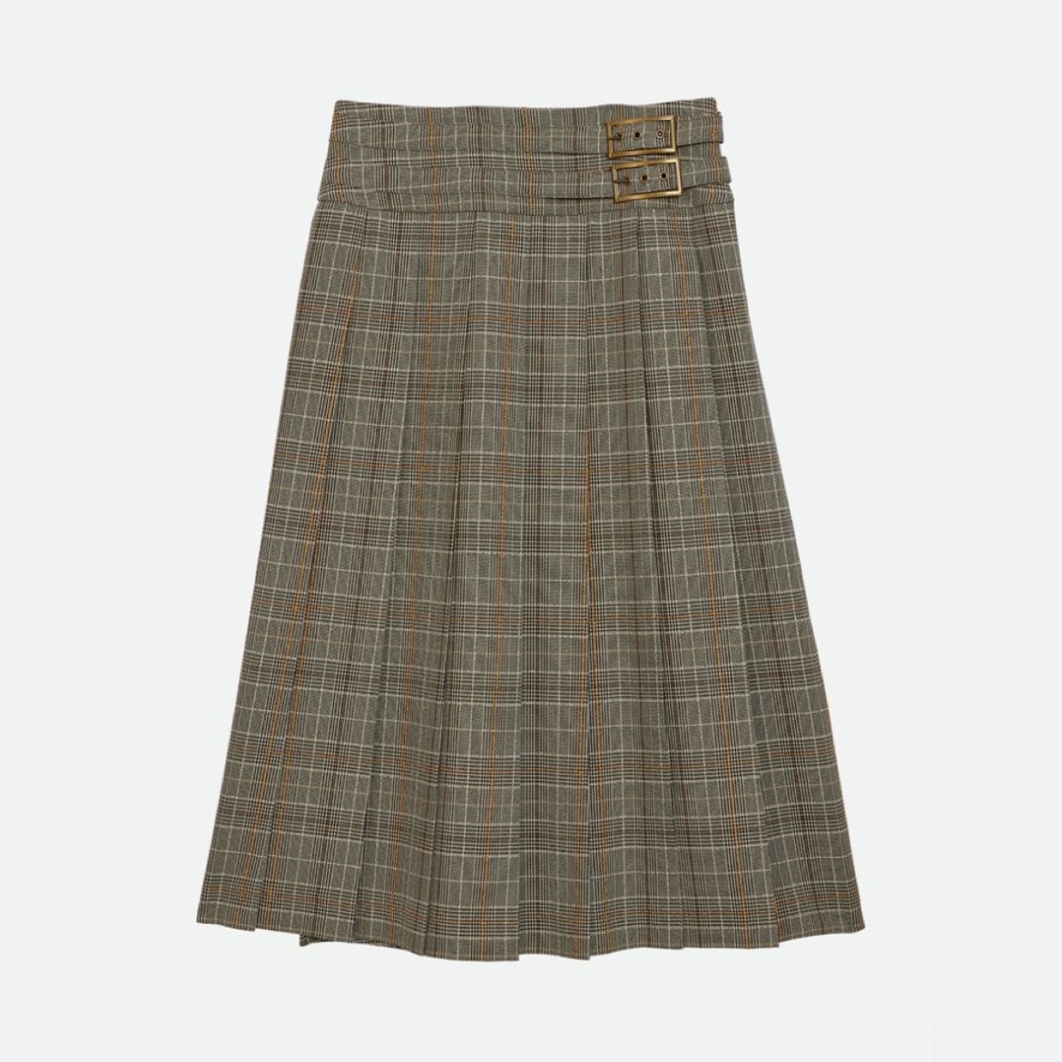【残り一点】Check Wrap Like Midi Skirt