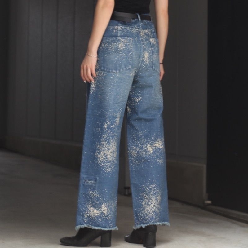 【残り一点】グラニュールデニム6ポケットバギーPT-U