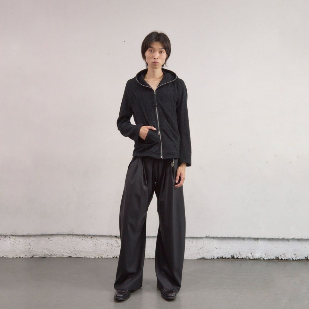 【残り一点】Semi Sheer Full Zip Up Hoodie