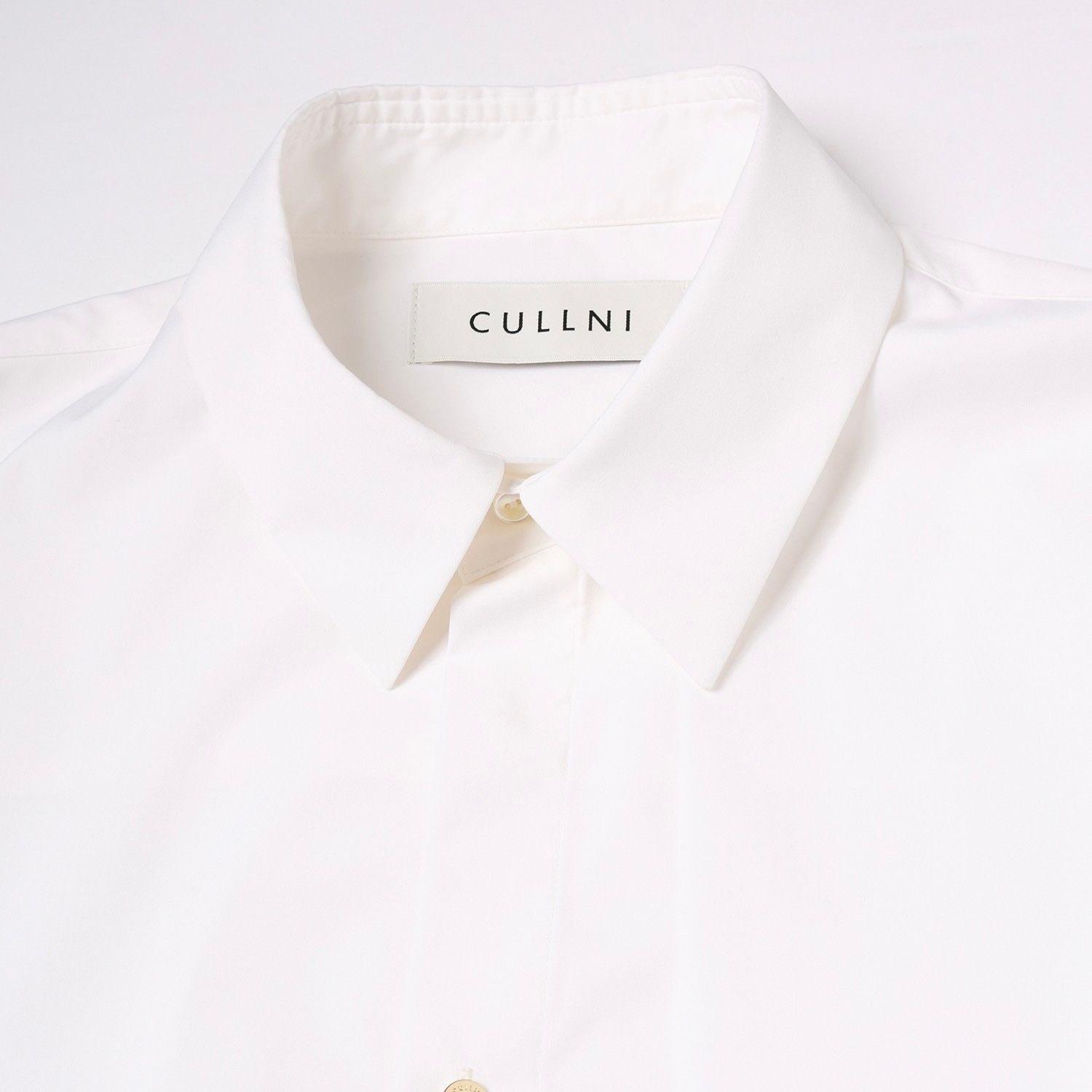 【残り一点】Broad Cloth Asymmetrical Long Sleeve Shirt