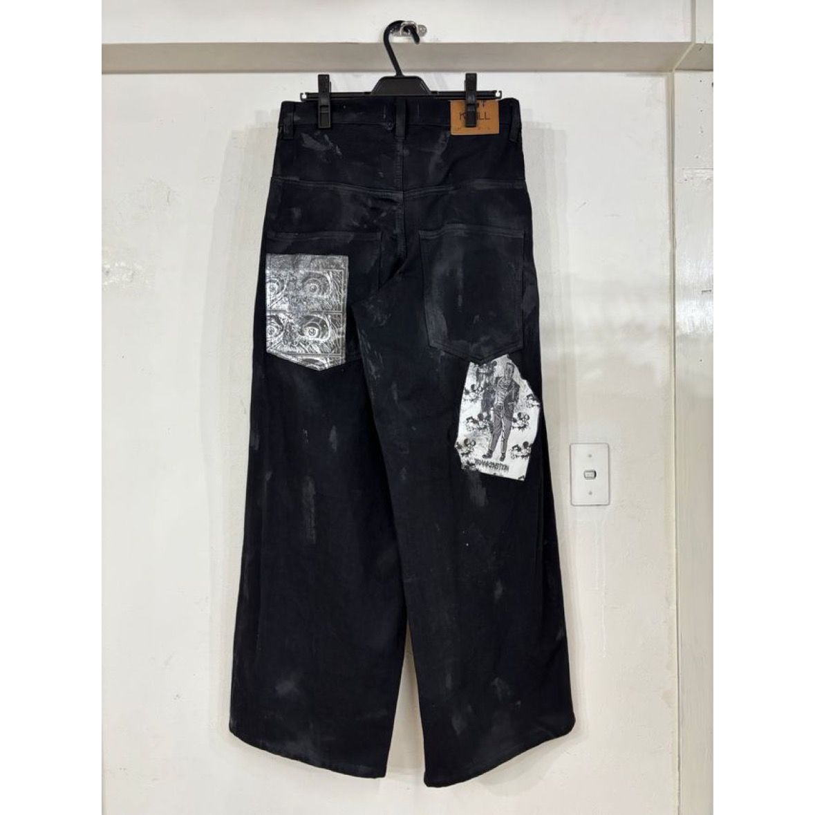 【残り一点】Paper Bonding Rubber Coating Denim Pants
