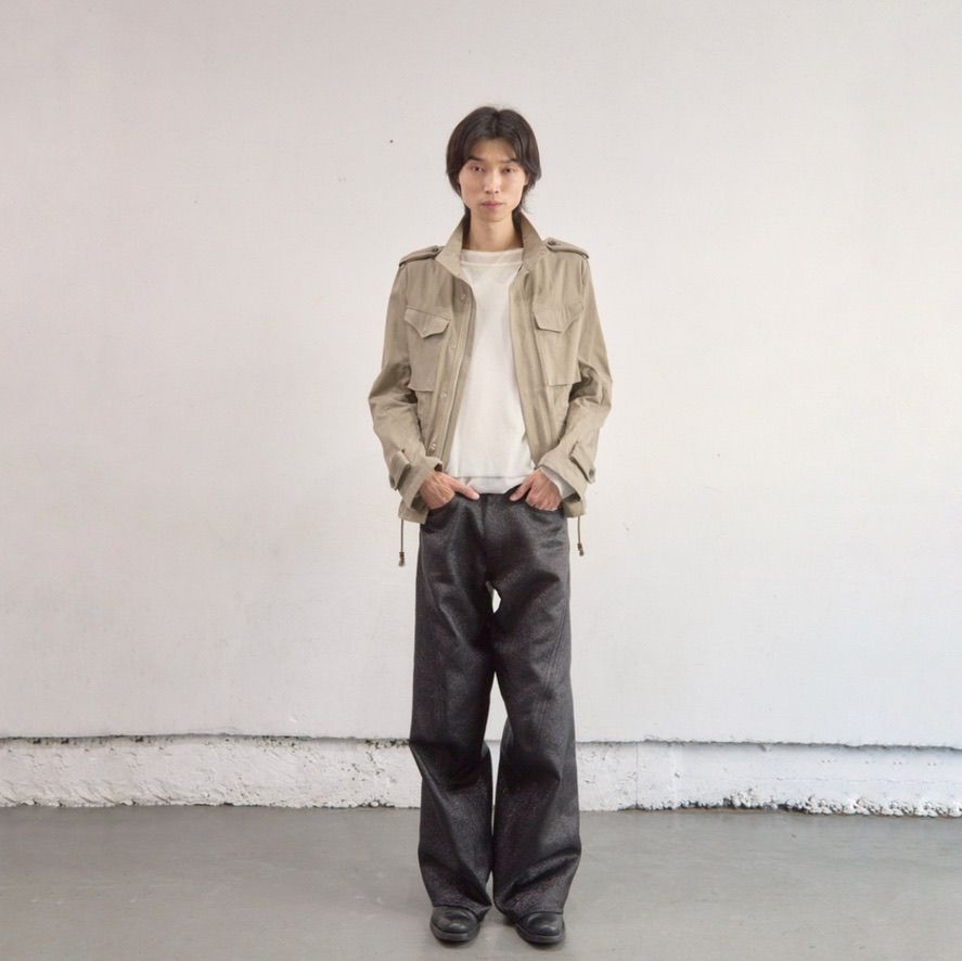 【残り一点】Glitter Twill 3D Twisted Wide Leg 5P Pants