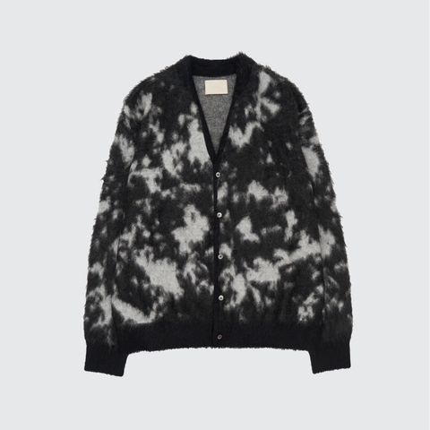 【残り一点】Kid Mohair Jacquard Cardigan