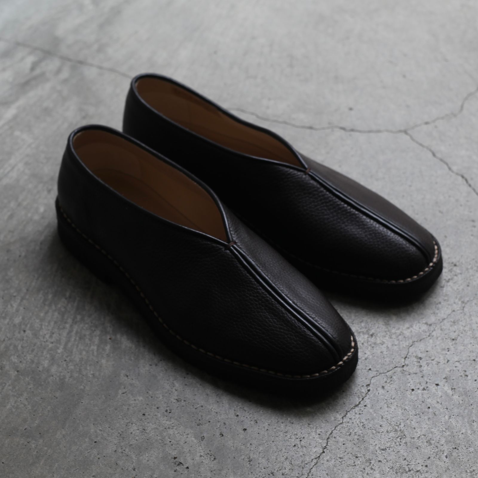 【残り一点】Piped Crepe Slippers