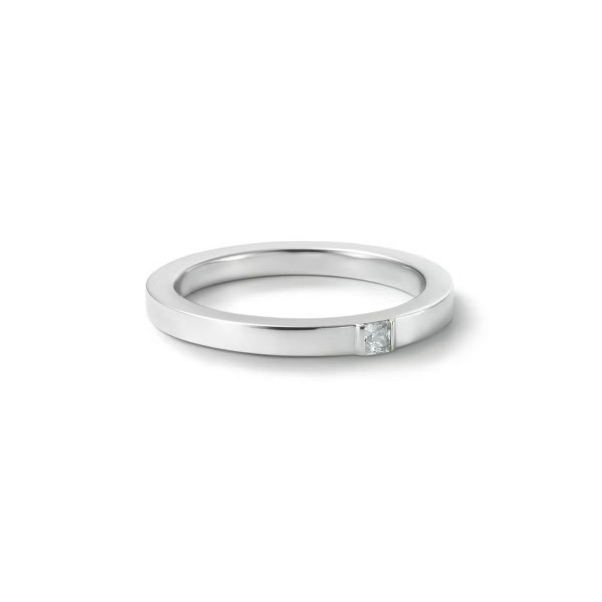 【お取り寄せ注文可能】Square Dia Ring(SILVER925)
