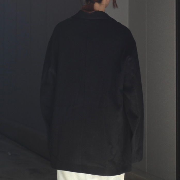 【残り一点】Wool/Cashmere Fleece Single Breasted Jacket
