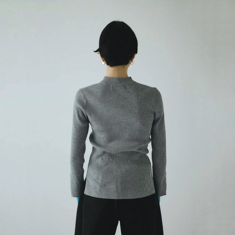 【残り一点】Border Double Cuff Knit Top