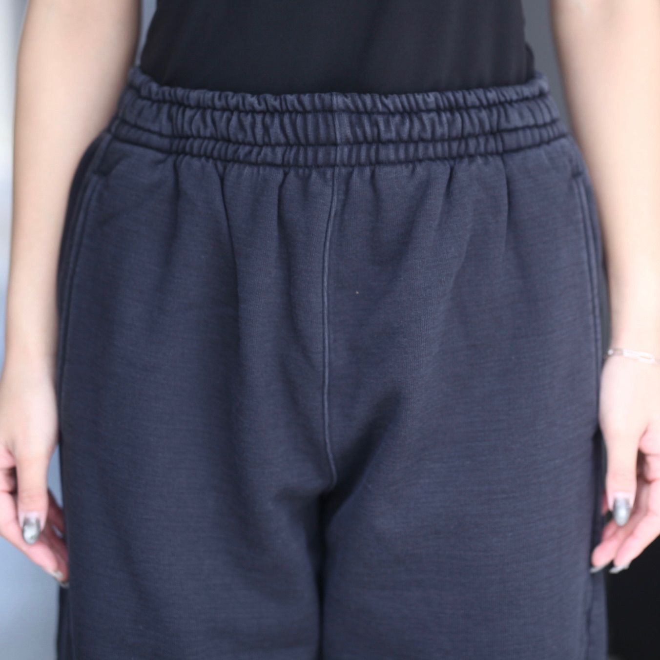 【残り一点】Untwisted Yarn Sweat Twist Seam Pants