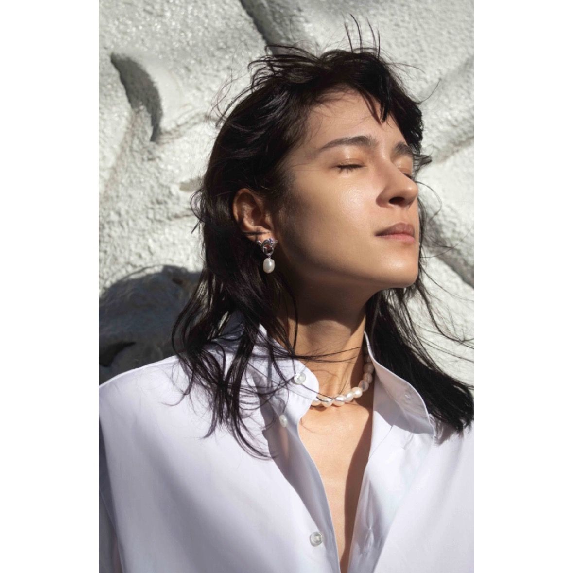 【お取り寄せ注文可能】Baroque Pearl Leaf Classical Necklace