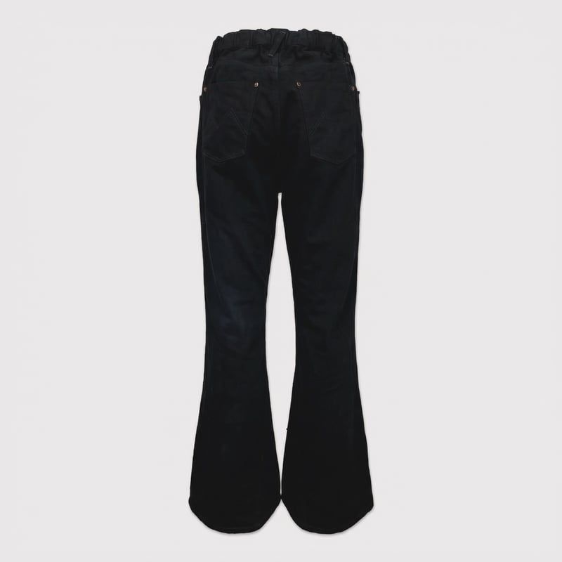 【残りわずか】Home Flare Jeans With Damaged(INLAY DENIM)