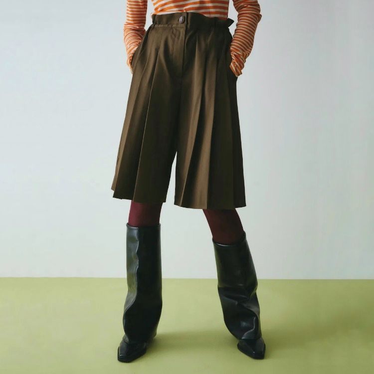 【残り一点】Tuck Half Pants