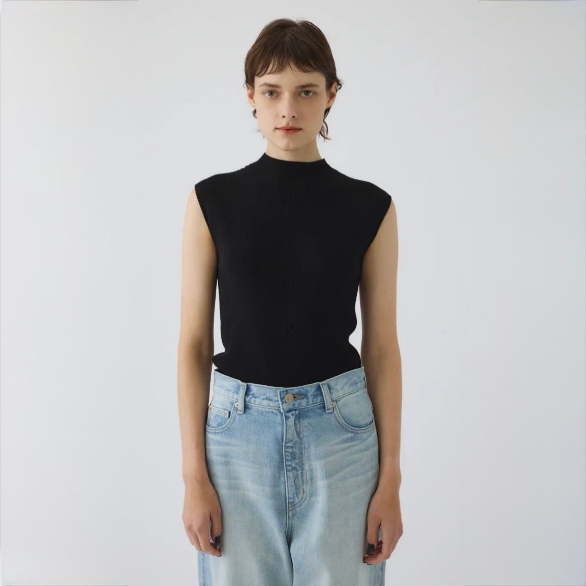 【残り一点】Washable Basic N/S Knit