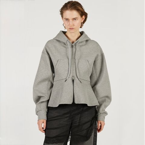 【残り一点】ペプラムフーディパーカー