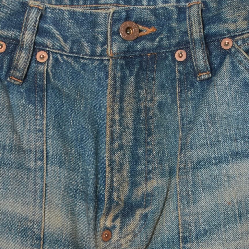 【残り一点】Faded Modern Denim Pants Painter Cut