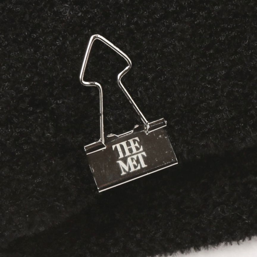 THE MET CLASSIC LOGO KNIT HAT(ONESIZE BLACK): ハット｜帽子