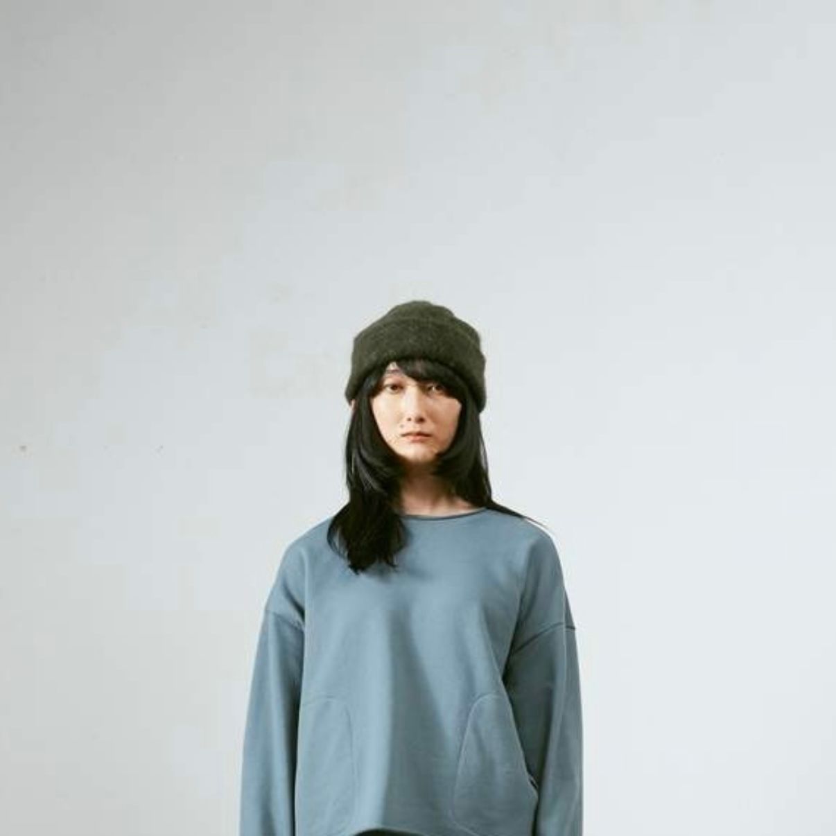 モヘアニットイヤーフラップビーニGreen Dulcamara Dulcamara - 2025 AW | ACRMTSM ONLINE STORE