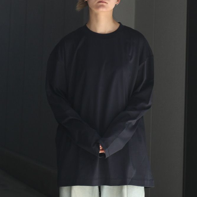 【残り一点】Suvin60/2 Oversized Long-Sleeve T-shirt