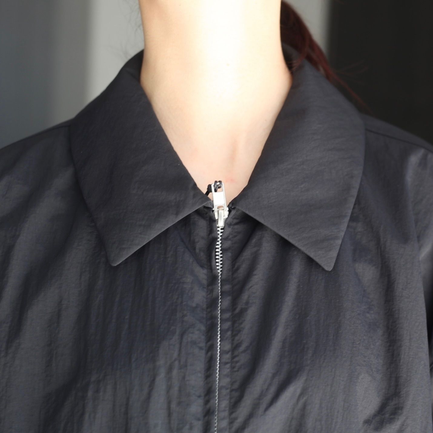 【残り一点】Recycled Nylon Oversized Zip Jacket