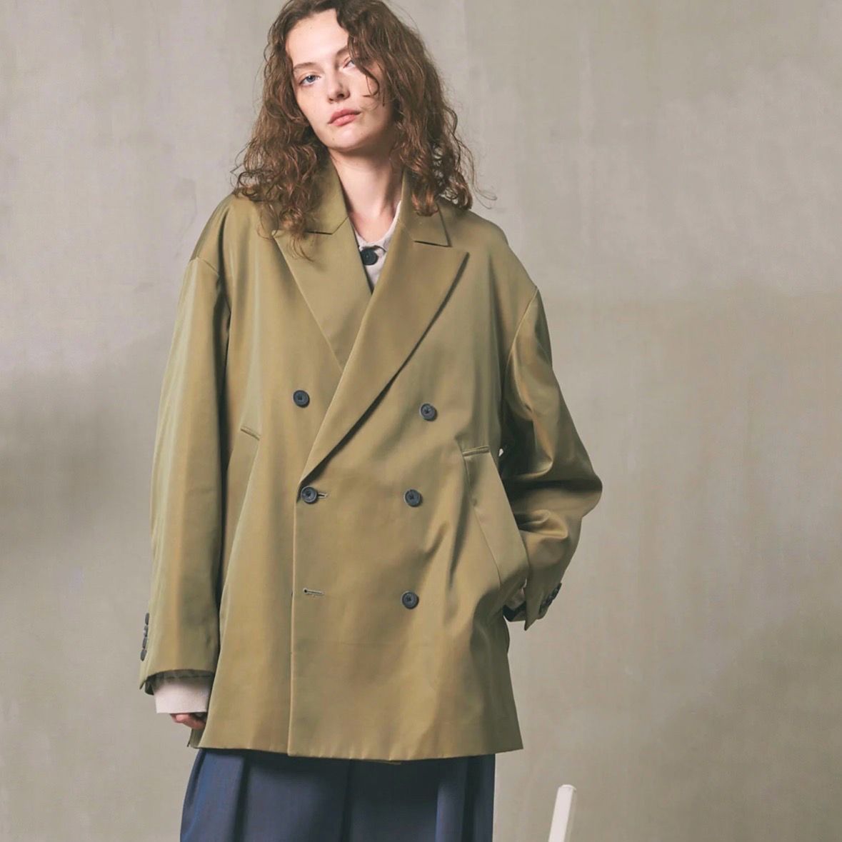 【残り一点】120/2/2 Suvin Cotton Prime-Over Gabardine Jacket