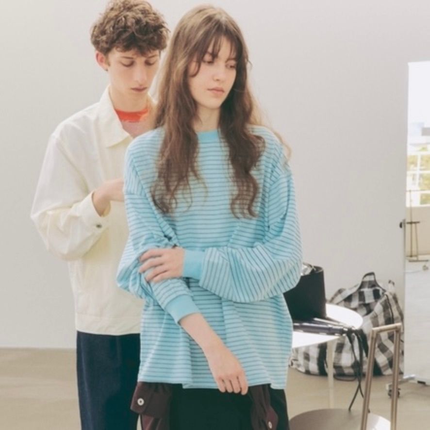 【残りわずか】Border Wide L/S Tee