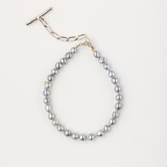【お取り寄せ注文可能】Gray Akoya Baroque Bracelet Anklet