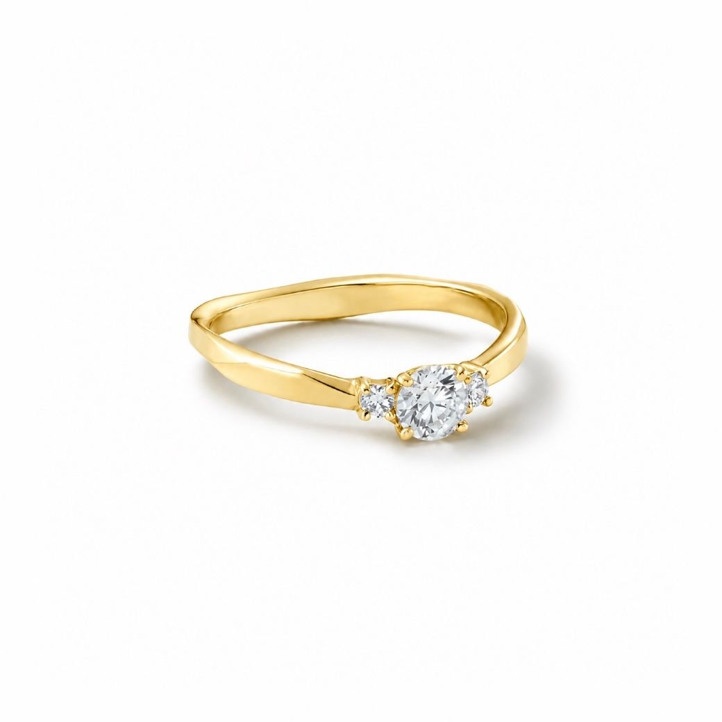 【お取り寄せ注文可能】Serene Ring(K18 YELLOW GOLD)