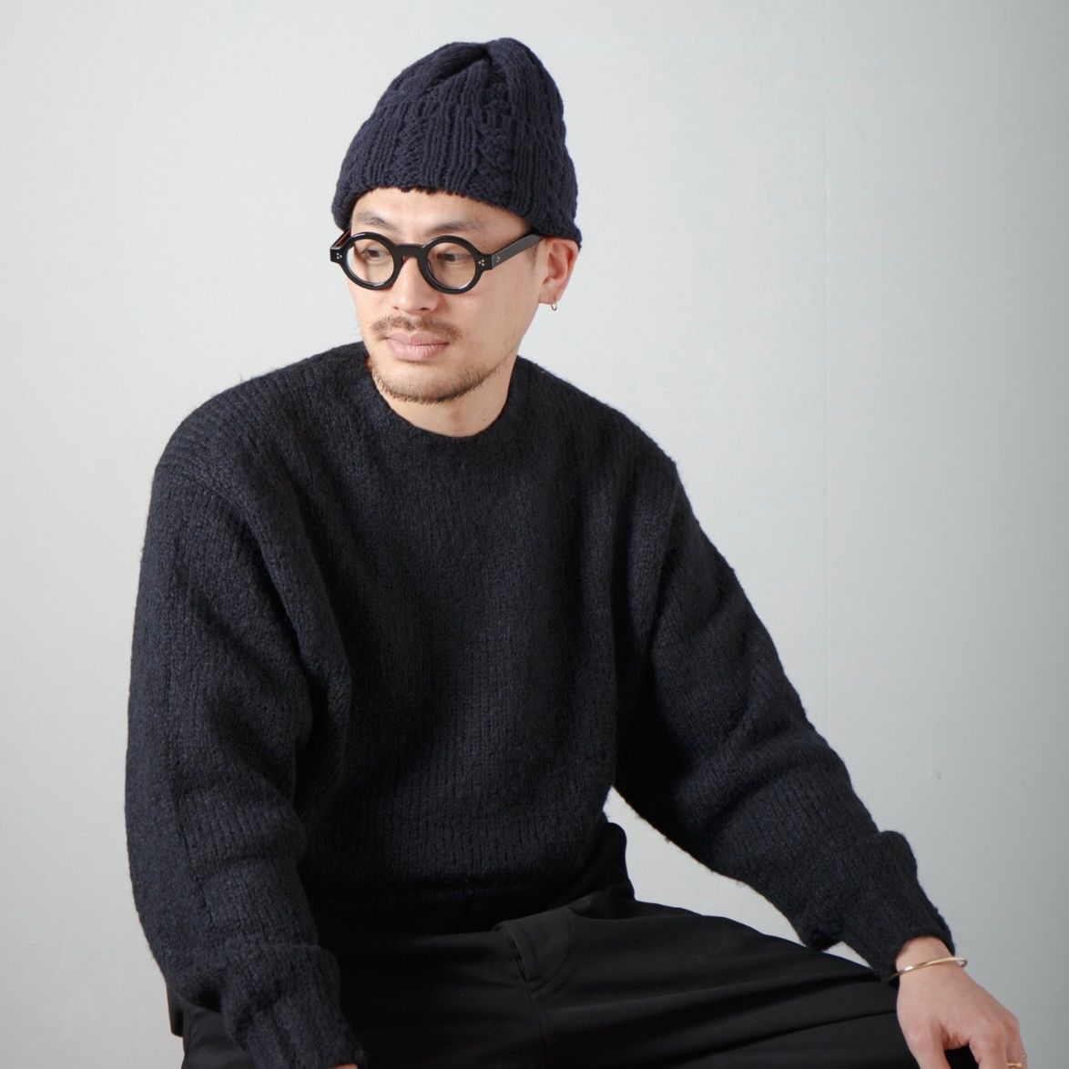 【残り一点】Insideout Cable Knit Cap