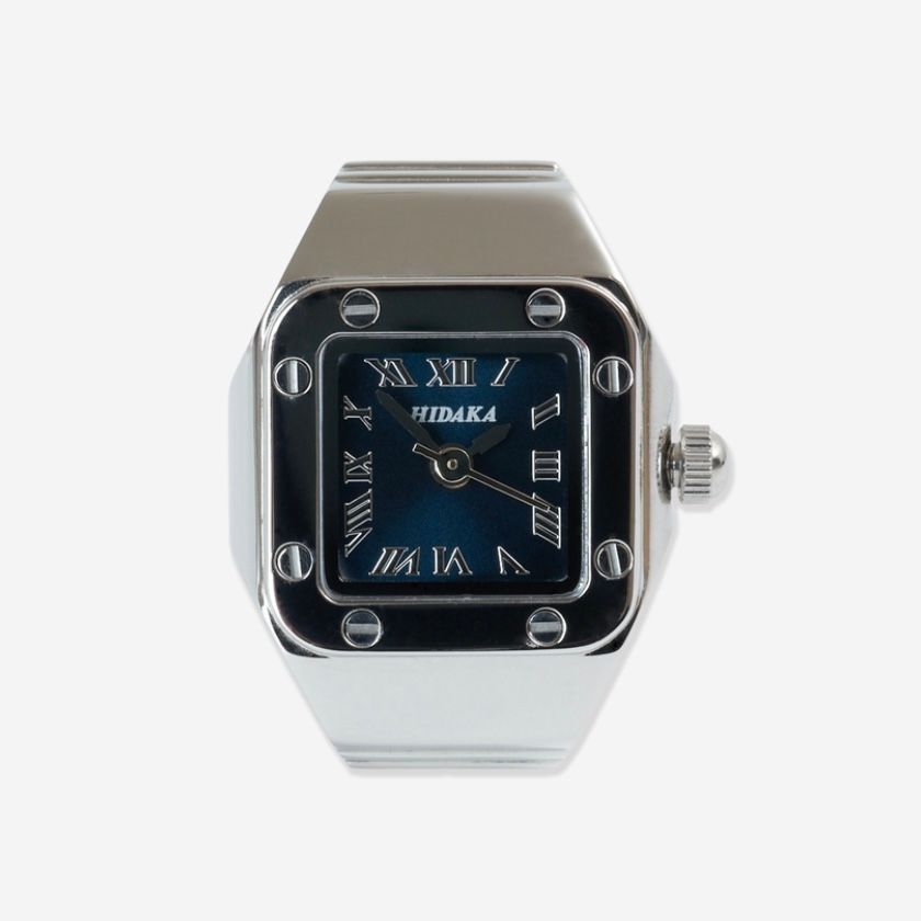 【残りわずか】Saint Ring Watch(SILVER×NAVY)