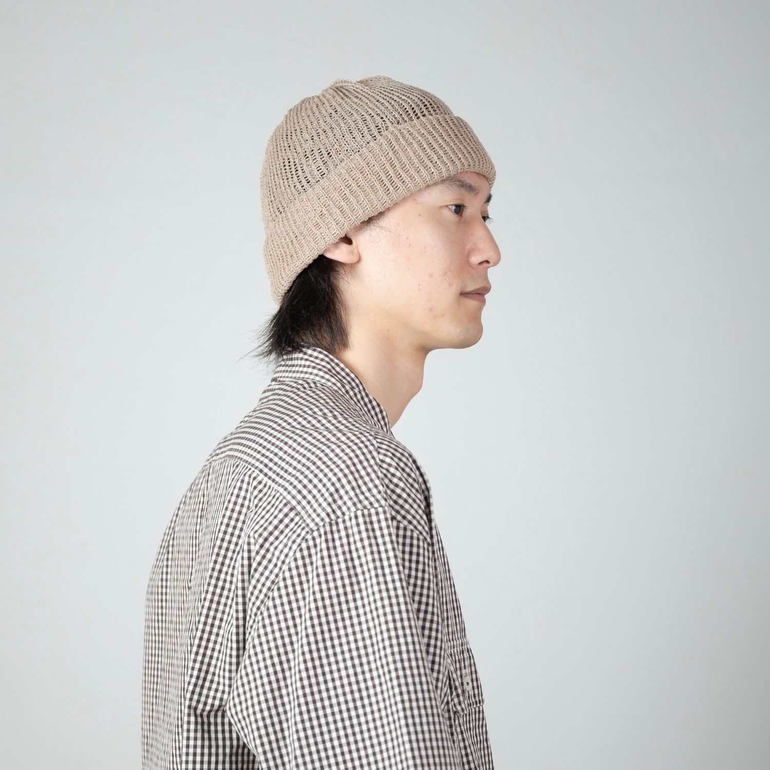 【残り一点】Sheer Mesh Short Knit Cap