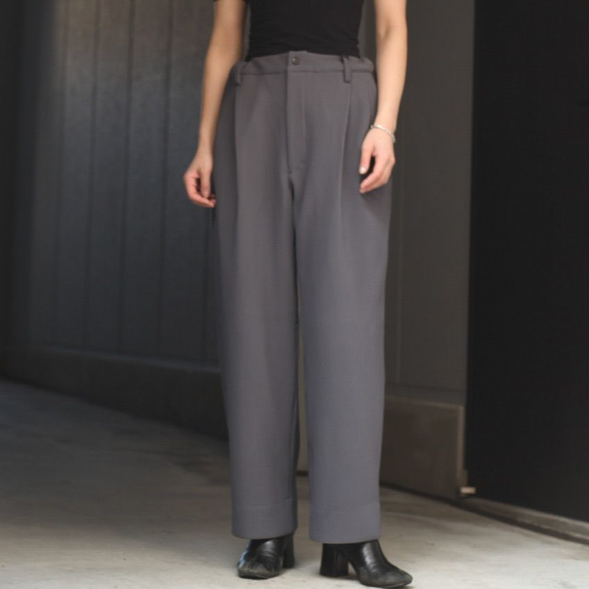 stein - 【残りわずか】Gradation Pleats Two Tuck Trousers | ACRMTSM