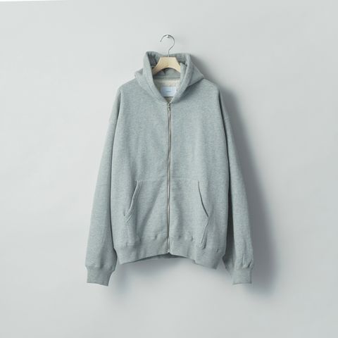 【残りわずか】Loopwheel Cotton Sweat Zip Hoody