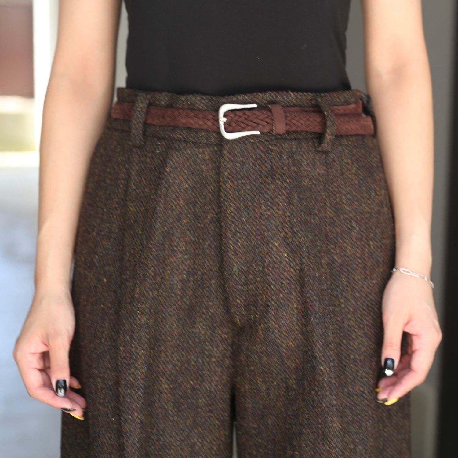【残り一点】Extra Wide Trousers(HARRIS TWEED)