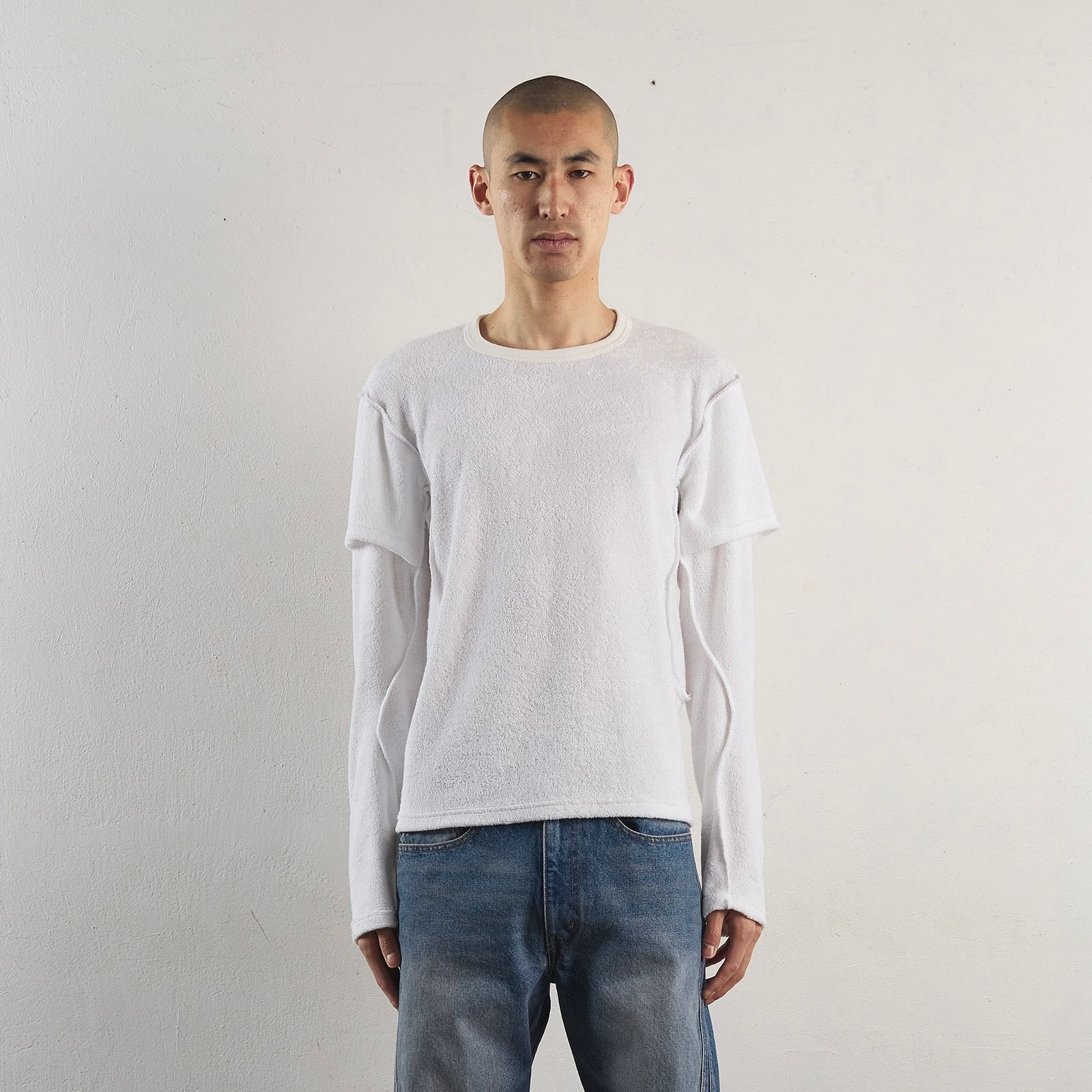 NVRFRGT - 【残りわずか】Terry Double Layer Long Sleeve T-shirt ...