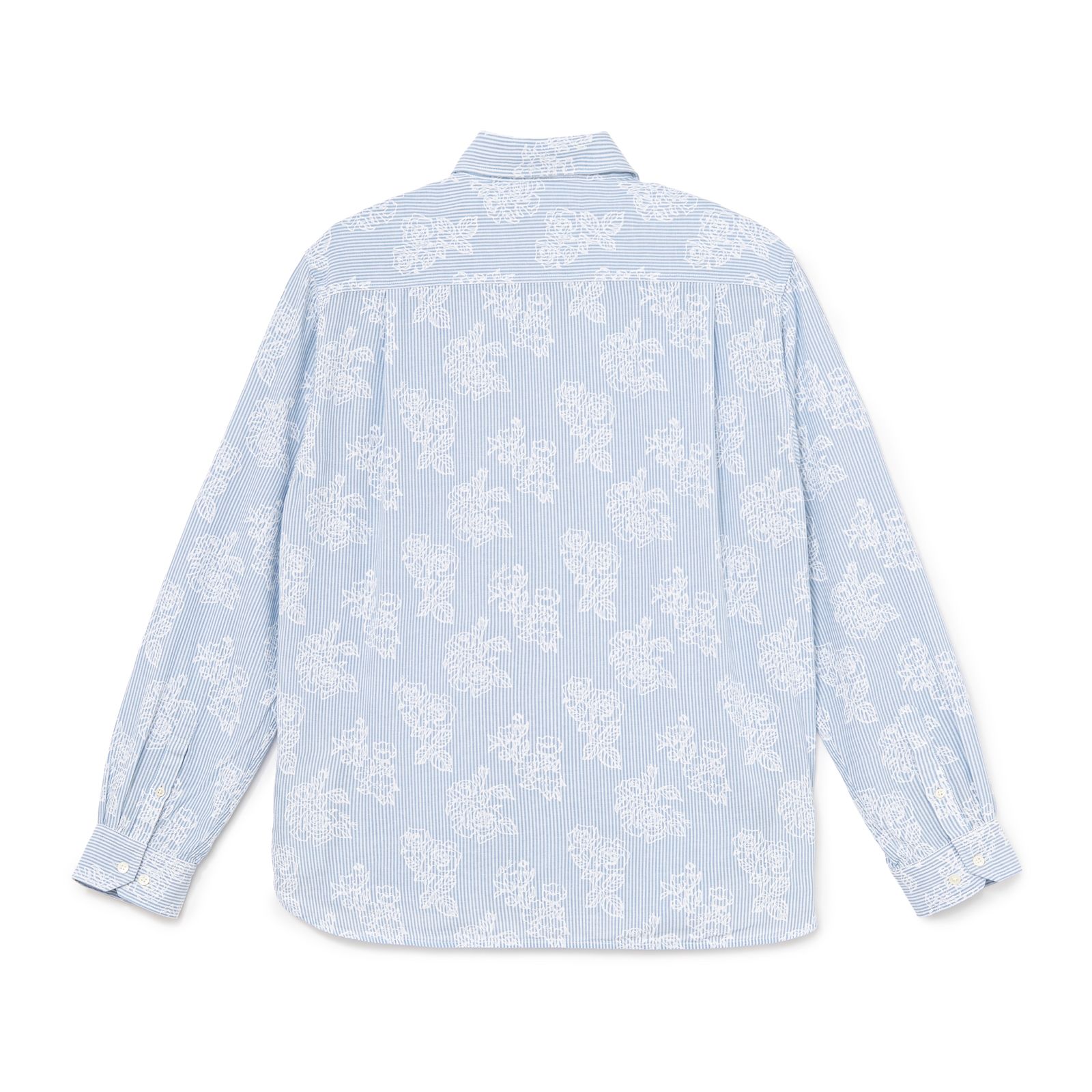 【残り一点】Flower Striped Shirt