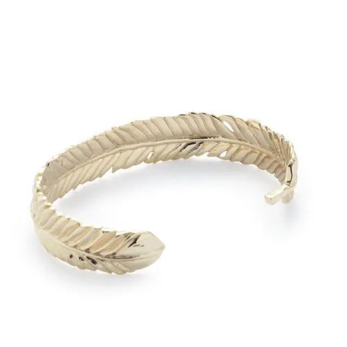 【お取り寄せ注文可能】Eagle Feather Bangle(K10 YELLOW GOLD)