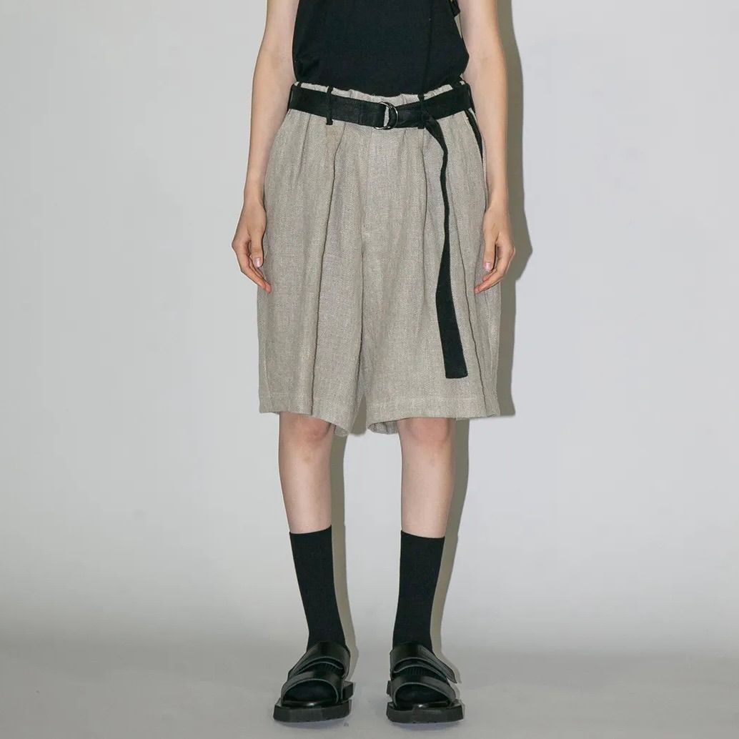 【残り一点】セミウェットリネンショートパンツ