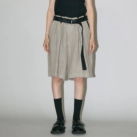 【残り一点】セミウェットリネンショートパンツ