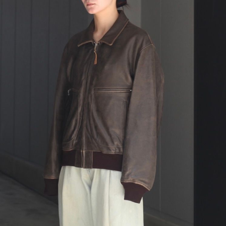 【残り一点】Sheep Leather Sports Jacket