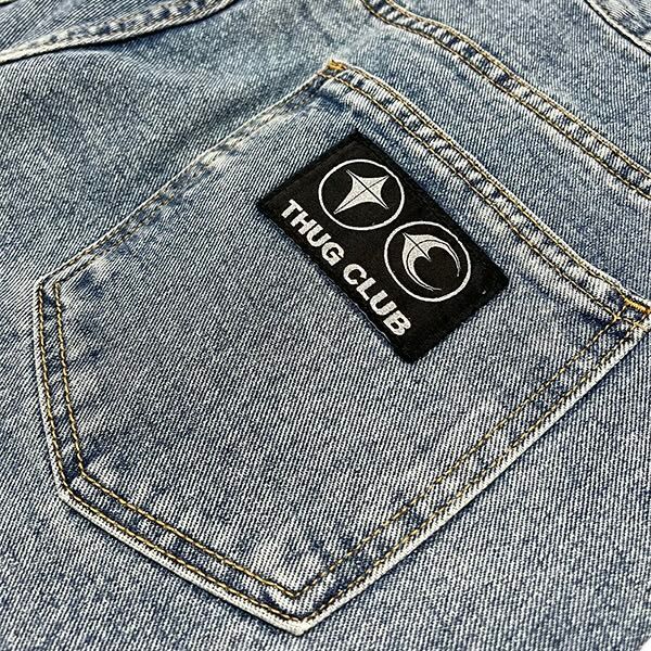 【残り一点】TC Leather Washing Denim Pants