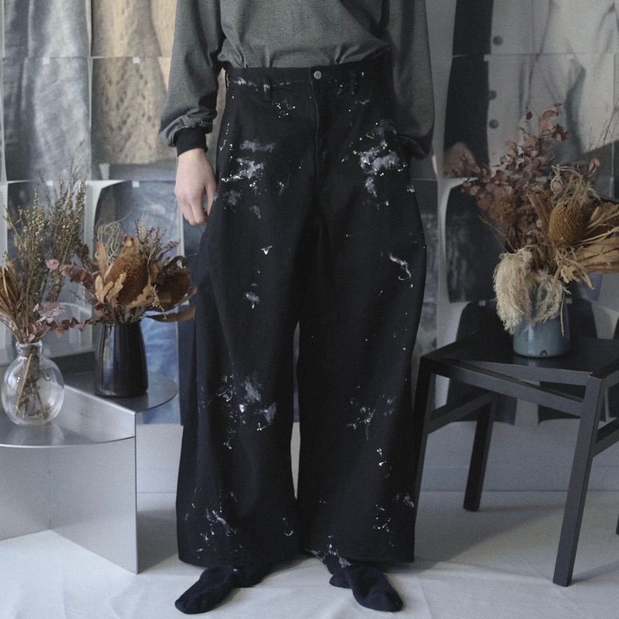 【残り一点】Painted Ordinary City Egg Baggy
