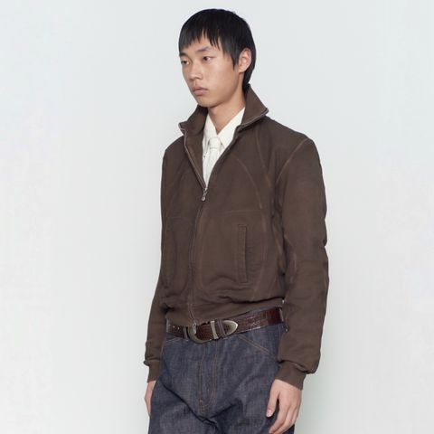 【残り一点】Paneled Zip Up Sweat Shirt