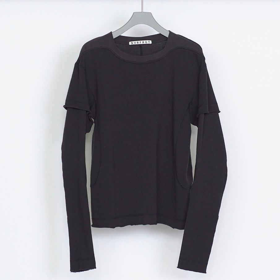 【残りわずか】Panneld Layerd Sleeve T-Shirt