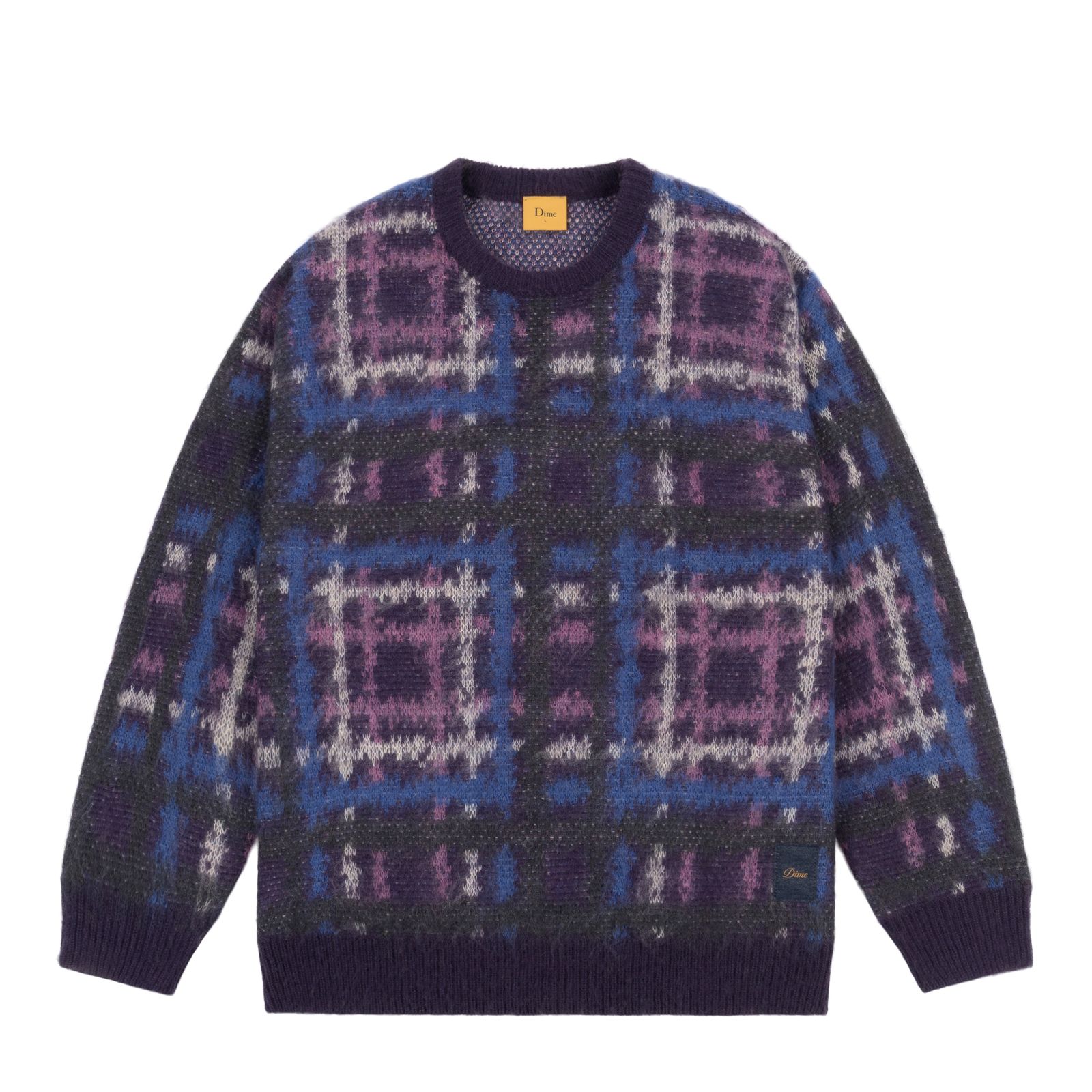【残りわずか】Plaid Mohair Knit
