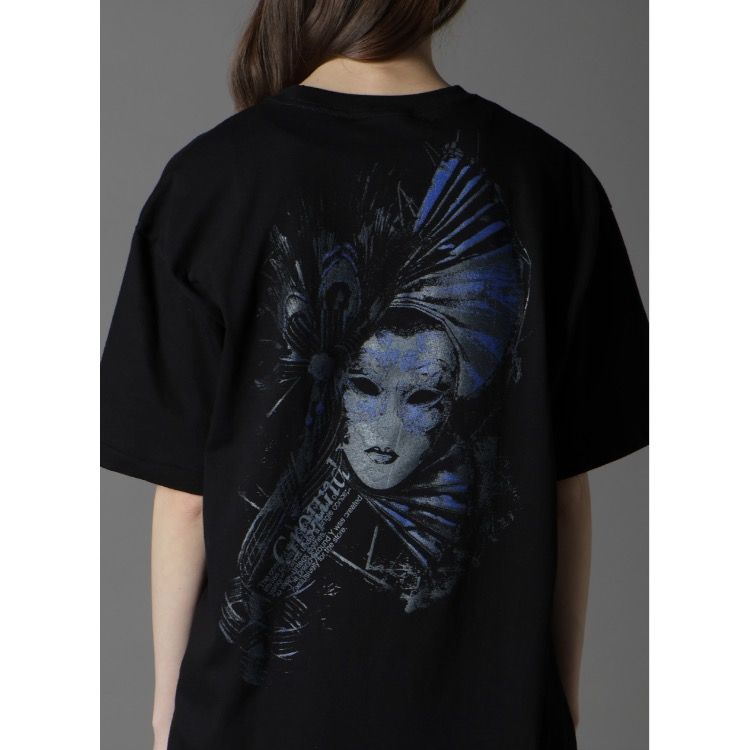 【残り一点】Print Tee(MASK BLUE)