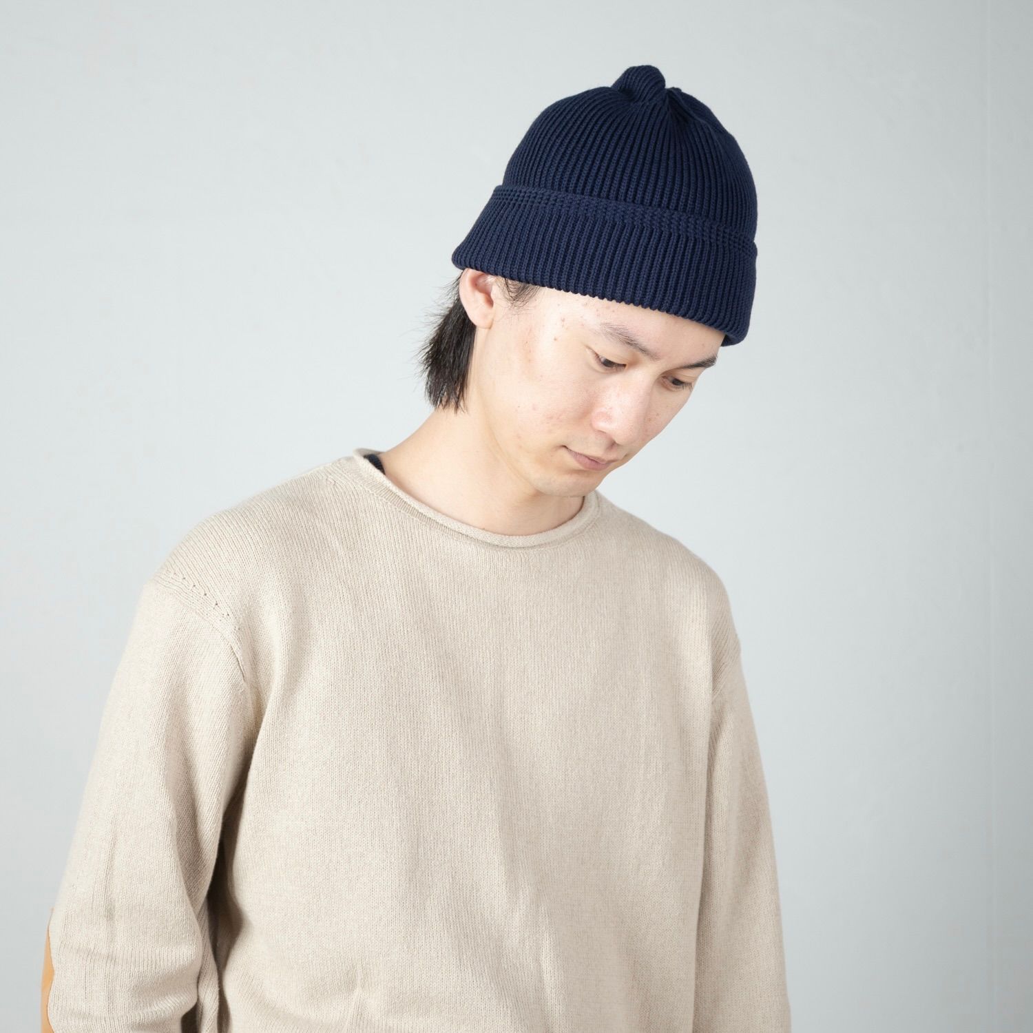 【残り一点】Cotton Acrylic Knit Beanie