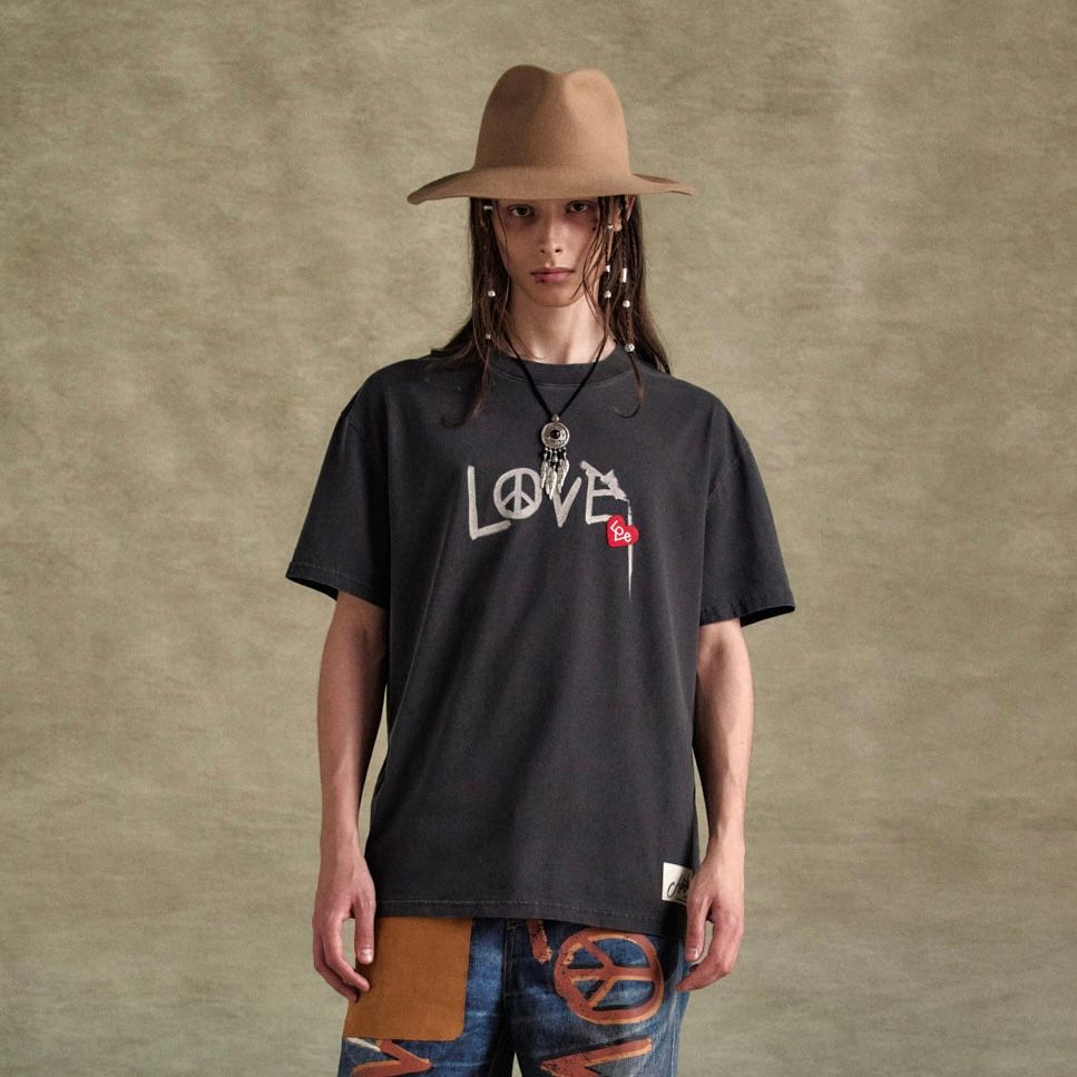 ★ANDERSSON BELL★ Unisex Love T-Shirt atb1252u(ECRU) Andersson Bell Love T-Shirt in Off-White | SVD USA