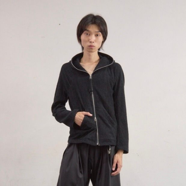 【残り一点】Semi Sheer Full Zip Up Hoodie