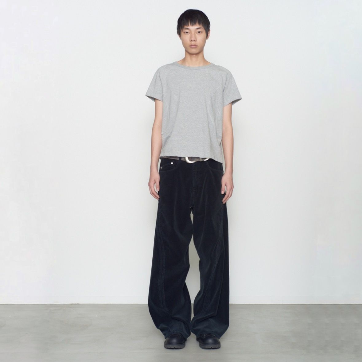 【残り一点】3D Twisted Wide Leg 5P Pants