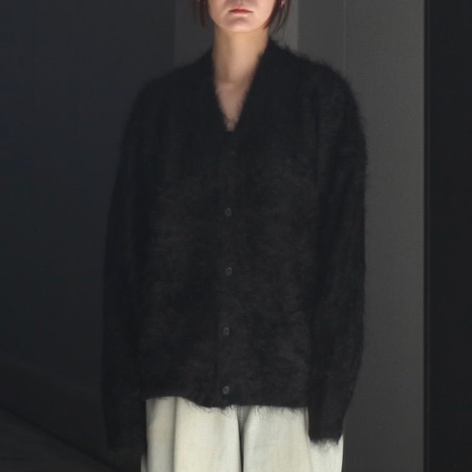 【残り一点】Cashmere Shaggy Knit V Neck Cardigan